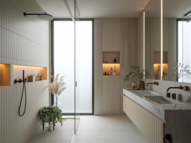 Salle de douche – Réalisation