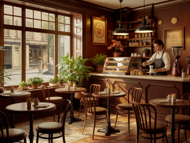 Stylish Classic Café Décoration Ideas