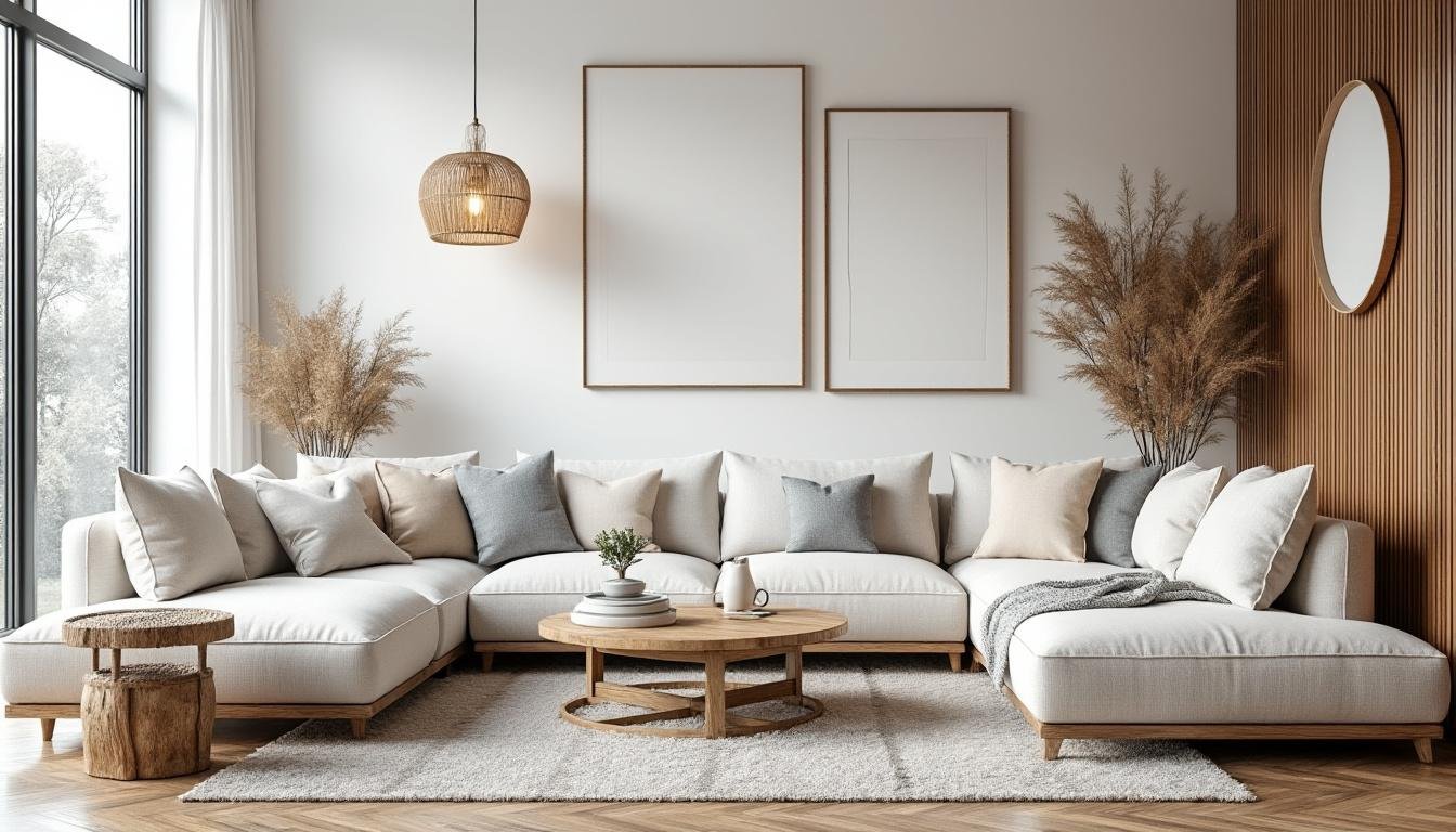 découvrez des idées de décoration murale élégantes et naturelles pour sublimer votre salon blanc et bois, alliant modernité et chaleur.