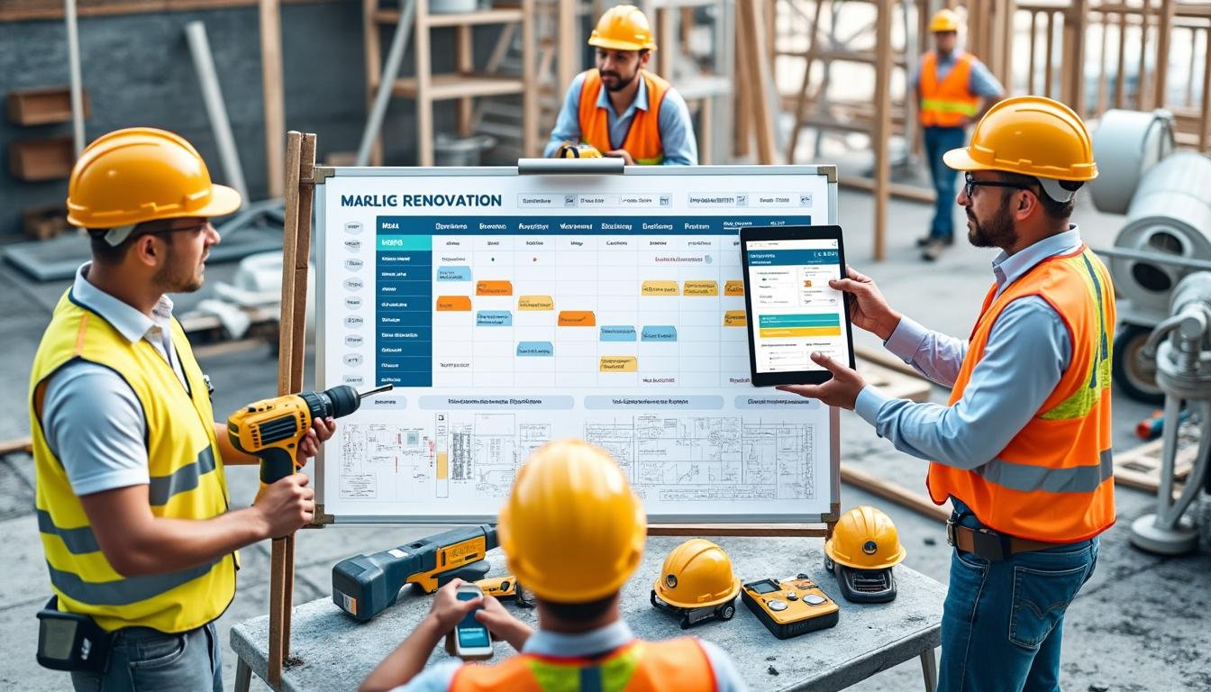 découvrez un planning type détaillé d’un chantier de rénovation, organisé semaine par semaine pour une gestion optimale et un suivi efficace de vos travaux.