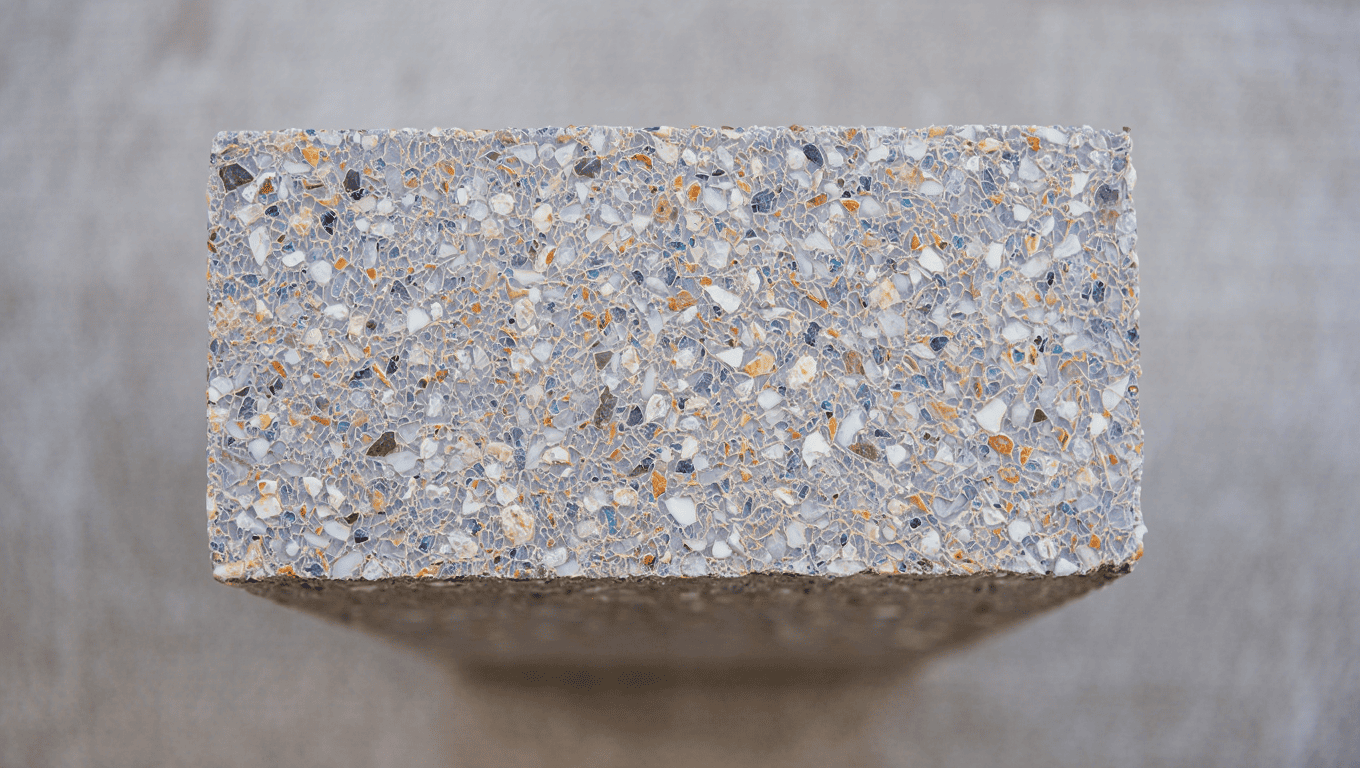 Chantier de dalle béton