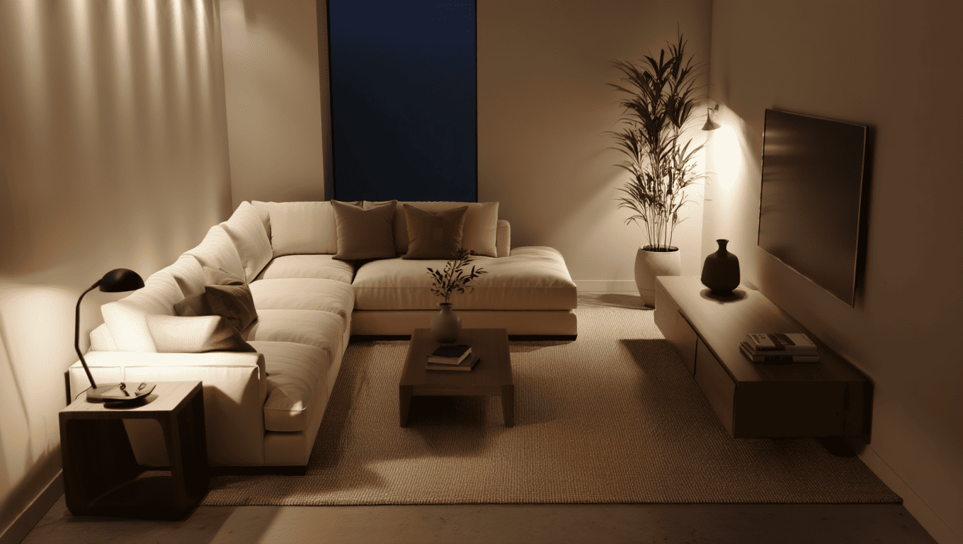 Optimisation de l'éclairage du salon