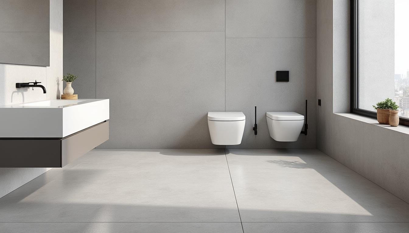 découvrez nos conseils pratiques pour poser du béton ciré sur le sol de votre salle de bain et apporter une touche moderne et résistante à votre espace.