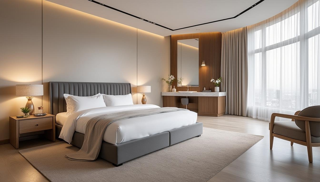 découvrez nos idées de décoration élégantes pour une chambre parentale au style hôtel, alliant confort, chic et ambiance relaxante.