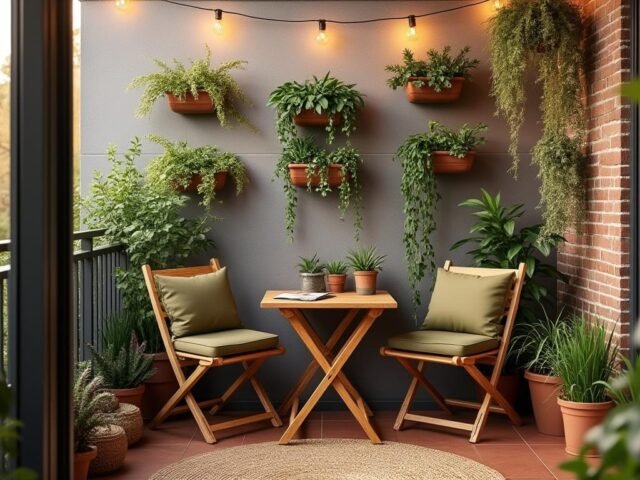 Décorer un balcon de moins de 5 m²