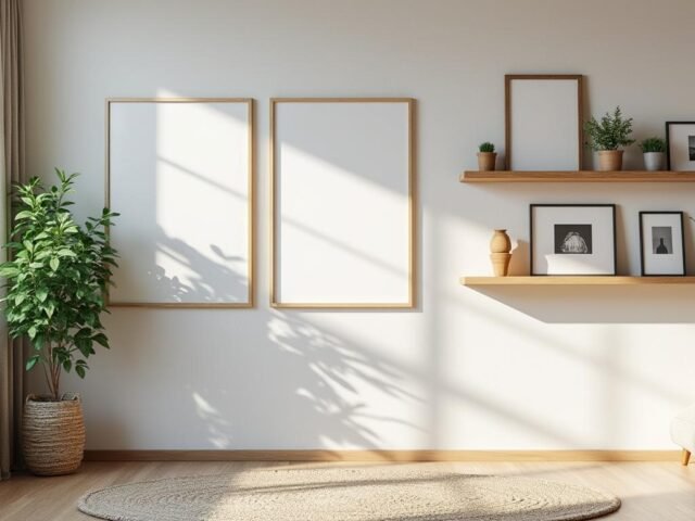 Idées pour habiller un grand mur vide sans exploser le budget