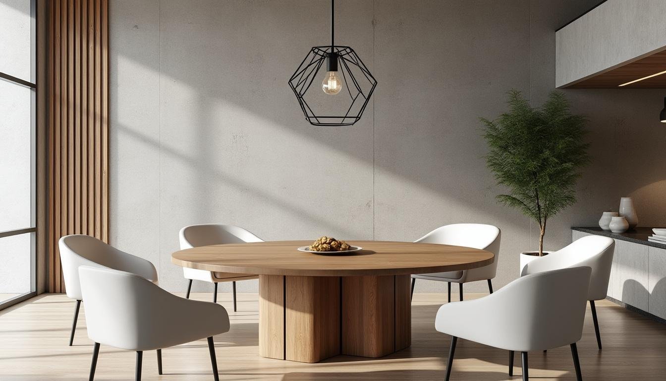 découvrez des idées inspirantes pour aménager une salle à manger moderne autour d'une table ronde, alliant style, convivialité et fonctionnalité.