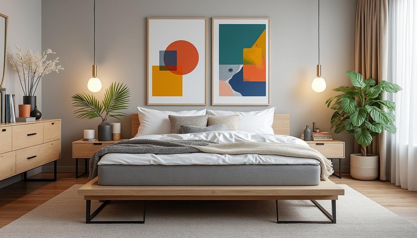 découvrez 15 idées faciles et originales pour décorer au-dessus de votre lit et transformer votre chambre en un espace cosy et élégant.