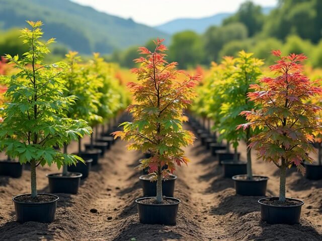 Commander des érables du Japon greffés en ligne chez notre pépinière spécialisée