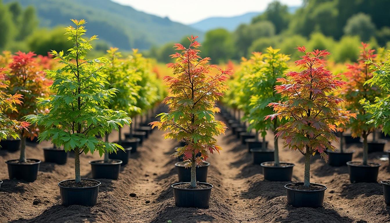 achetez en ligne des érables du japon greffés de qualité supérieure chez notre pépinière spécialisée. livraison rapide et conseils d'experts pour un jardin exceptionnel.