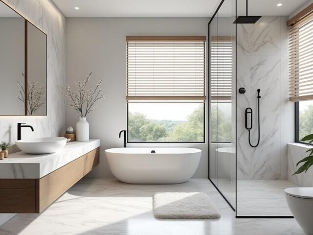 Comment rendre une salle de bain petite mais élégante