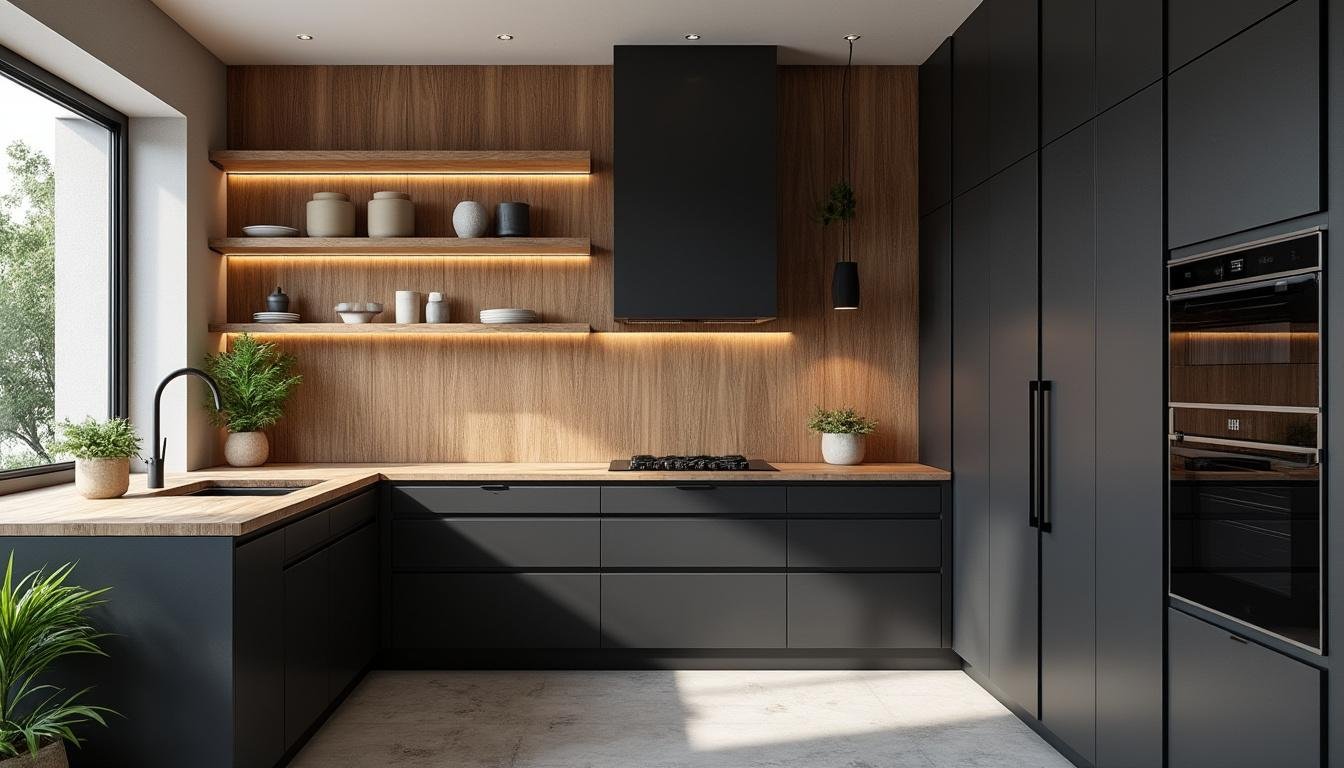 découvrez nos idées déco élégantes pour sublimer une cuisine noire et bois, alliant modernité et chaleur naturelle pour un espace convivial et tendance.