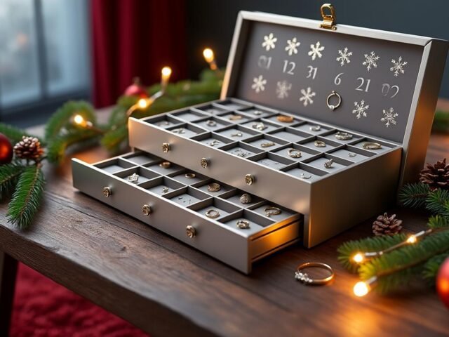 Offrir un calendrier de l avent bijoux acier inoxydable