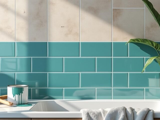 Peindre un carrelage de salle de bain : bonne idée ou pas ?