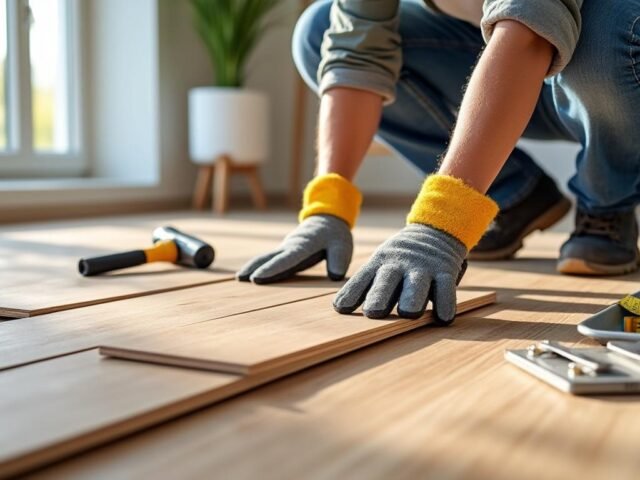 Refaire un sol avec du vinyle clipsable : guide débutant