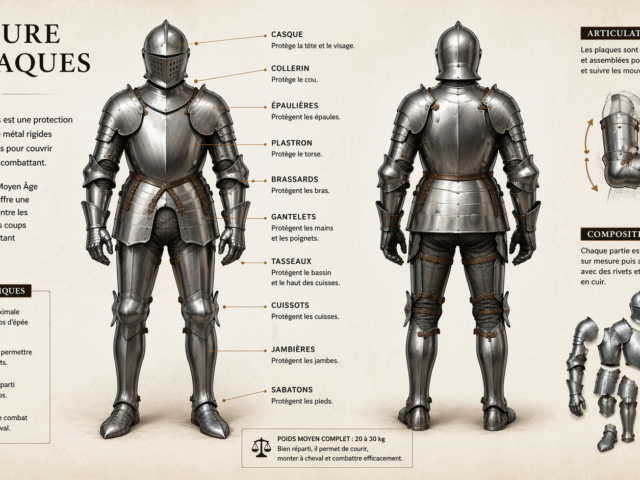 Qu&rsquo;est-ce qu&rsquo;une armure de plaque ?
