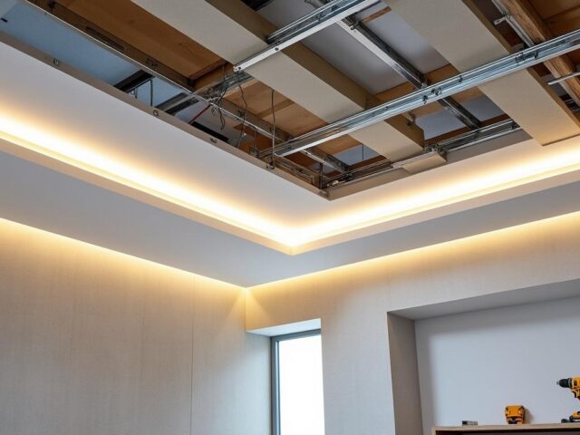Comment créer un faux plafond LED indirect
