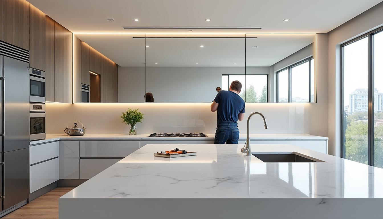découvrez comment installer une crédence miroir pour agrandir visuellement votre cuisine et apporter plus de luminosité à votre espace culinaire.