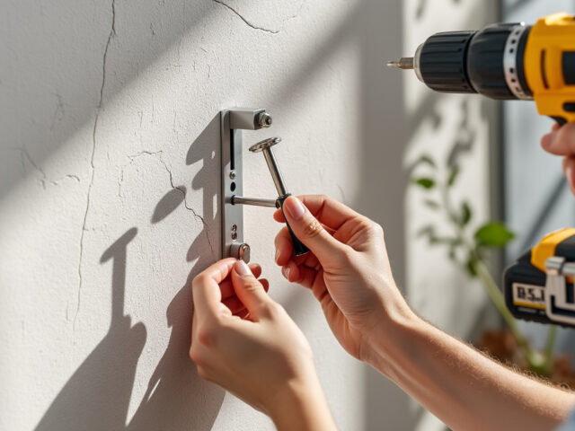 Comment poser une tringle sur un mur fragile